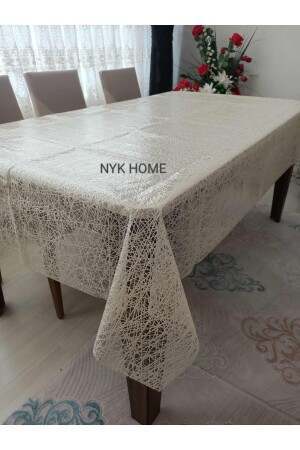 Hasır Desen Lüks Pvc Silinebilir Masa Örtüsü Tüm Renk Ve Ölçüler - Nyk Home