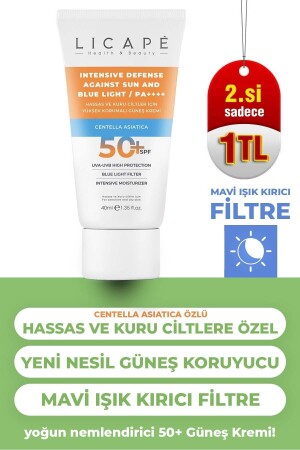 Hassas Ve Kuru Ciltler Için Yüksek Korumalı 50 Faktör Güneş Kremi 40ml - 1