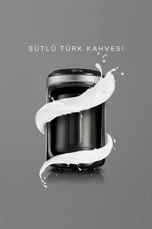 Hatır Hüps Türkische Kaffeemaschine mit Milch Anthrazit 153. 03. 06. 2264 - 1
