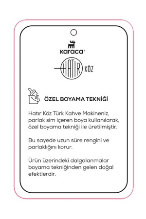 Hatır Köz Türkische Kaffeemaschine, glänzend schwarz, 153. 09. 01. 0959-1 - 8
