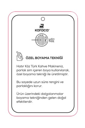 Hatır Közde Türk Kahvesi ve Türk Kahve Makinesi Kırmızı 5 Fincan Kapasiteli Bol Köpüklü 153.09.01.0959-1 - 8