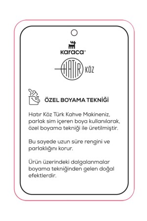 Hatır Közde Türk Kahvesi ve Türk Kahve Makinesi Kırmızı 5 Fincan Kapasiteli Bol Köpüklü - 8