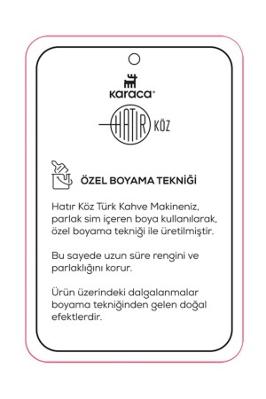 Hatır Közde Türk Kahvesi ve Türk Kahve Makinesi Shiny Black 5 Fincan Kapasiteli Bol Köpüklü - 8