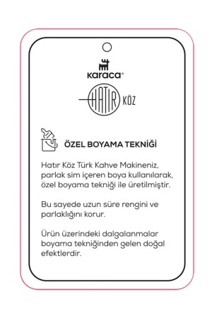 Hatır Közde Türkischer Kaffee und türkische Kaffeemaschine Space Grey, 5 Tassen Fassungsvermögen mit viel Schaum 153. 09. 01. 0959-1 - 7