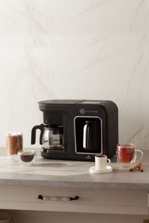 Hatır Plus Mod 5 In 1 Essential Kaffeemaschine Schwarz Chrom - 2