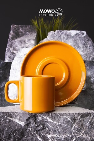 Hatsu Türkischer Kaffee, Espresso, Geschenk 2-teilige Kaffeetasse – Geburtstag, Valentinstagsgeschenk MOWO-15-002 - 4