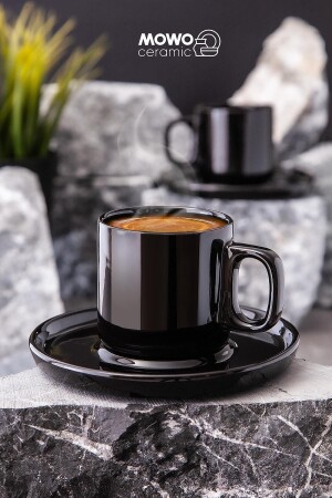 Hatsu Türkischer Kaffee, Espresso, Geschenk 2-teilige Kaffeetasse – Geburtstag, Valentinstagsgeschenk MOWO-15-002 - 1