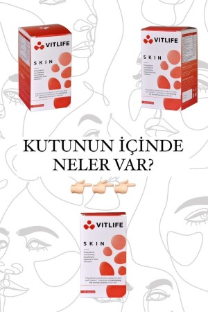 Haut Haut Vitamin Leukotomos Farn- Hyaluronsäure- Vitamin C- Glutathion- Q10 - 5