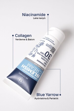 Hautaufhellende Creme gegen Unreinheiten 30+Spf - 4