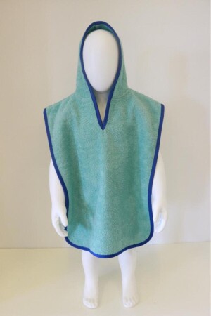 Havlu Bebek Pançosu Çocuk Pançosu Kapşonlu Bukle Havlu Panço - Ender Home