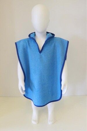 Havlu Bebek Pançosu Çocuk Pançosu Kapşonlu Bukle Havlu Panço - Ender Home