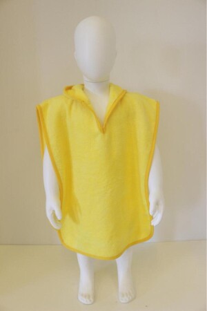 Havlu Bebek Pançosu Çocuk Pançosu Kapşonlu Bukle Havlu Panço - Ender Home