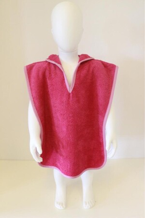 Havlu Bebek Pançosu Çocuk Pançosu Kapşonlu Bukle Havlu Panço - Ender Home