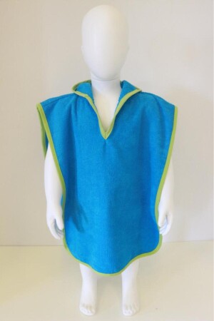 Havlu Bebek Pançosu Çocuk Pançosu Kapşonlu Bukle Havlu Panço - Ender Home