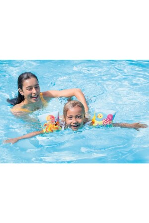 Havuz Ve Deniz Çocuk Yüzme Öğrenme- Deniz Kolluk- Havuz Simit Ve Can Yeleği Çocuk Yüzme Set - 4