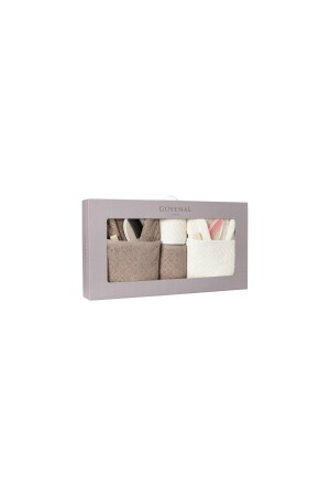 Hayal 12-teiliges Jacquard-Bademantel-Set, Bademantel-Handtuch- und Handtuch-Set, Badezimmer-Mitgift-Set - 4