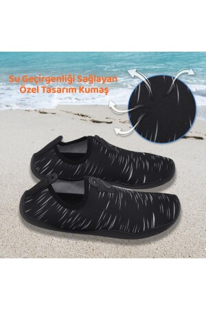 Hayal Siyah-beyaz Çok Amaçlı Plaj Ve Deniz Ayakkabısı - 2