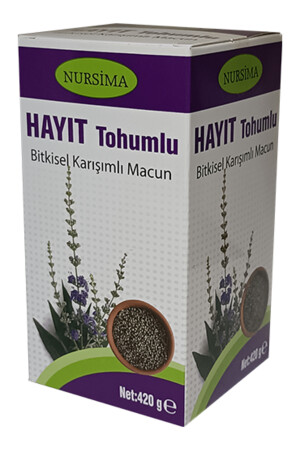 Hayıt Tohumlu Bitkisel Karışımlı Macun 420 gr - 2