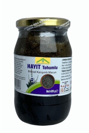 Hayıt Tohumlu Bitkisel Karışımlı Macun 420 gr hkm131 - 4