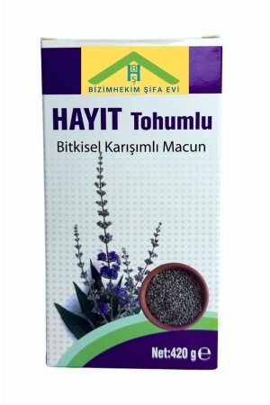 Hayıt Tohumlu Bitkisel Karışımlı Macun 420 gr hkm131 - 5