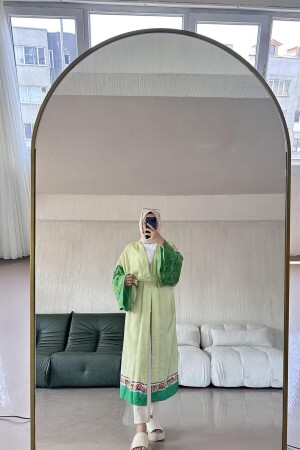 Hazel Yarasa Kol Kimono YEŞİL - Sawosh