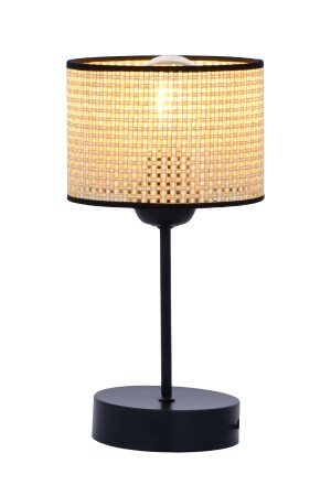 Hazeran Modell Rattan Single Wohnzimmer Schlafzimmer Nachttisch Tischlampe - 4