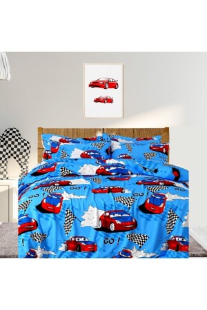 مجموعة من طرازات السيارة من القطن واحد طراز سيارة الأطفال طقم غطاء غطاء غطاء للفتى HBCV00003FKZCV-EG - EVGARAJ