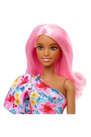 HBV21 Barbie Fashionistas Tek Omuz Elbiseli- Protez Bacaklı - 4