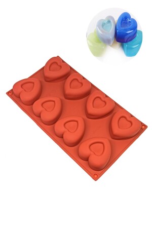 قلوب صبغة سليكون مع مركز هول HCDRM0192 - hiçdurmaal