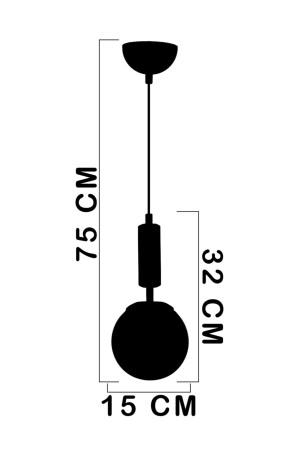 Hector Kronleuchter aus schwarzem antikem Honigglas 10156301 - 5