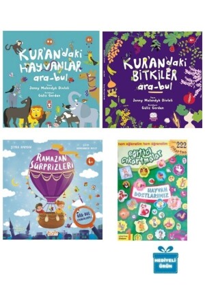 Hediyeli- Kurandaki Hayvanlar Kurandaki Bitkiler Ramazan Süprizleri Ara Bul Etkinlikleriyle - Gülce Kitap