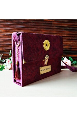 Hediyelik Kuranı Kerim Hediyelik Hatim Seti 30 Cüz Rahle Boy 21-28 Cm Hediyelik Kadife Kaplı - Medrese Yayınları