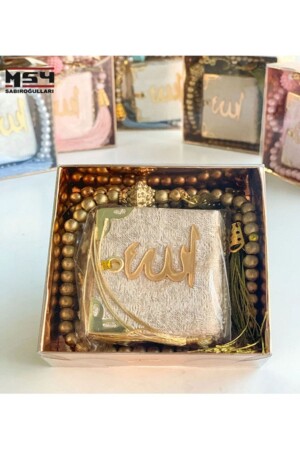 Hediyelik Zikir Tesbihi Ve Mini Kuranı Kerim set - Genel Markalar