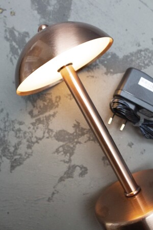 Heli Rose Ev Iş Ofis Kafe Otel Taşınabilir Şarjlı Pilli Led Masaüstü Dokunmatik Çalışma Lambası Heli Hotel Cafe Bar Table Lamp - 5