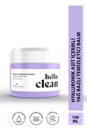 Hello Clean Intense Moisturizing Oil Based Cleansing Balm HERBA701479 - 1