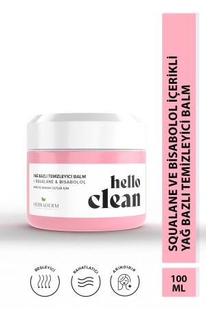 Hello Clean Make-up-Entferner auf Ölbasis für trockene und empfindliche Haut HERBA701478 - 1