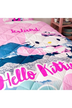 Hello Kitty Island Bettwäsche-Set für Einzelbett, Taç-Schlafset mit Kissen als Geschenk - 4