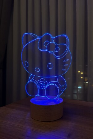 Hello Kitty LED-Tischlampe – Holzsockel ILZV-395 - 6