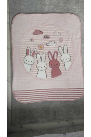 Hello Rabbit Babydecke (100x120) [BEHREHANE] - 1