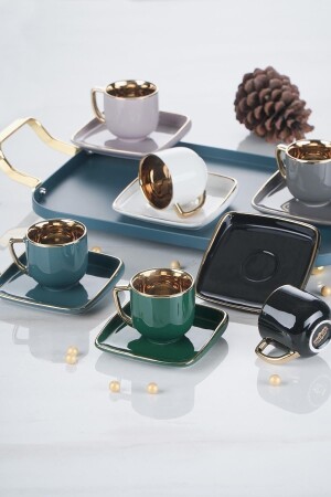 Helsinki Set mit 6 Porzellan-Kaffeetassen CLK-012370/12 - ACAR