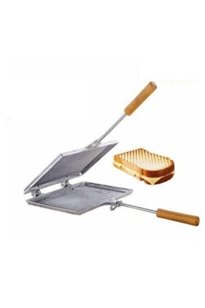 Her Ocağın Üzerine Kolay Isınan Ekmek Kızartma Döküm Alüminyum Ocaküstü Tost Makine Sade Pratik Gril es-2021-06-07-10 - abnturk