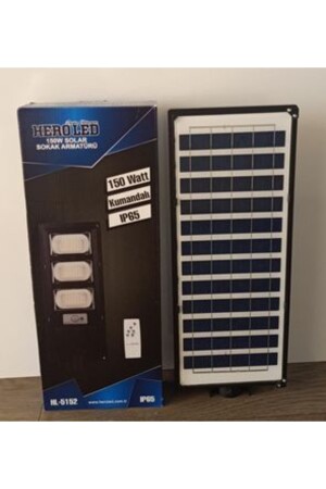 Heroled 150 Watt ferngesteuerte weiße Solar-Straßenleuchte P872S3597 - 4