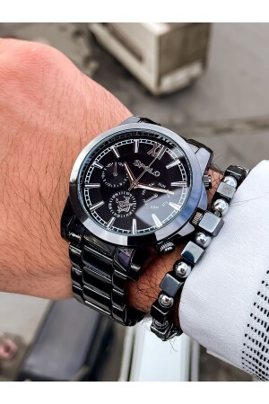 Herren-Armbanduhr aus Stahlband mit Armband, Geschenk FAVORİSPOLO130 - 1
