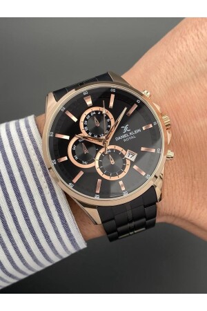 Herren-Armbanduhr, Stahlarmband, schwarze Farbe, 3 Atm Wasserbeständigkeit, DK102-DKE. eins. 10154-8 - 1