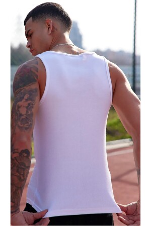 Herren-Cord-Neckholder-Kragen-Träger-Sportler-Lycra-Tanktop-Unterhemd für Sportler ŞEYMATLET - 6