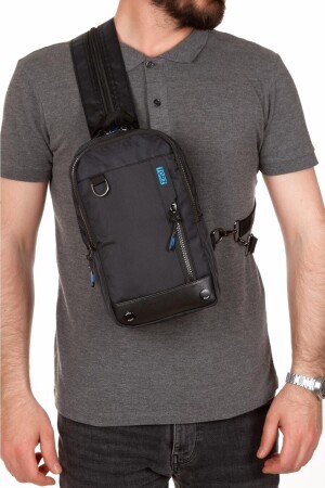 Herren-Cross-Brust- und Rucksack-Bodybag, funktionelle, wasserdichte Stoff-Tablet-Umhängetasche LTH1293 - 1