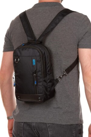 Herren-Cross-Brust- und Rucksack-Bodybag, funktionelle, wasserdichte Stoff-Tablet-Umhängetasche LTH1293 - 3