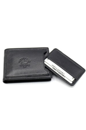 Herrenbrieftasche aus echtem Leder mit verstecktem Kartenfach Try595 TRY895 - 3