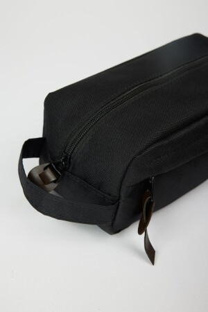 Herrenhandtasche mit Reißverschluss in Schwarz-Braun 4A3623200013 - 6