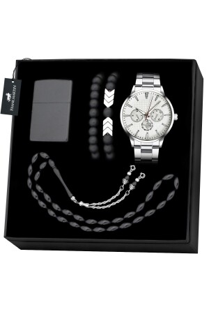 Herrenuhr Armband Rosenkranz Feuerzeug Set 10-001 487002 - 1